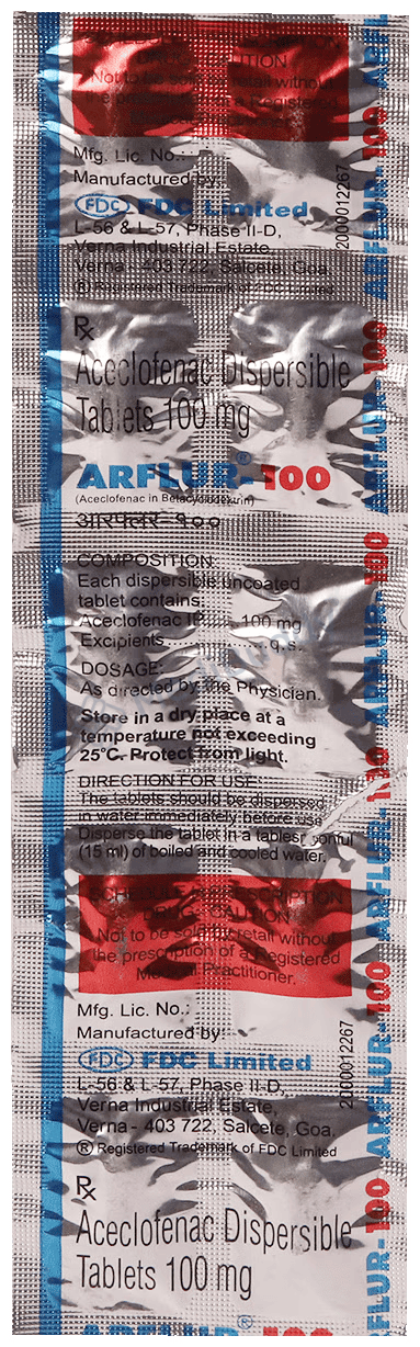 ARFLUR 100MG TAB