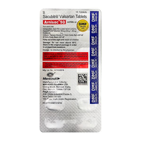 ARNISAC-50 TABLETS