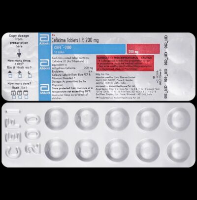 Cefi 200 Tablet 10's