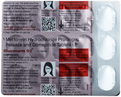 Gluconorm G 2 tablet 15's