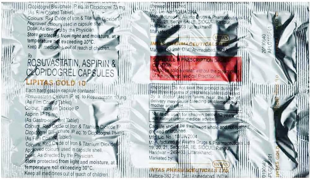 Lipitas gold 10mg