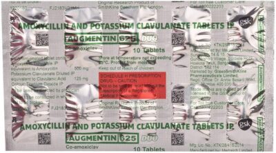 Augmentin 625 duo tablet (10's)