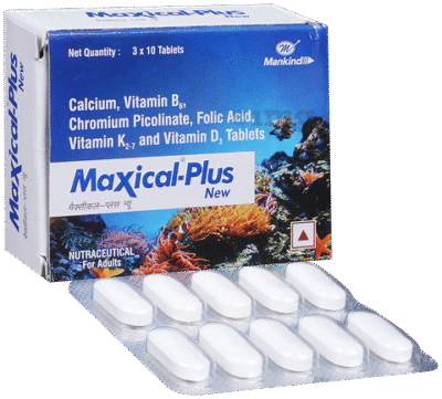 MAXICAL-PLUS NEW TABLETS 10's