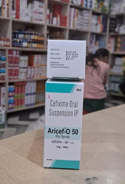 Aricef O 50 dry syrup