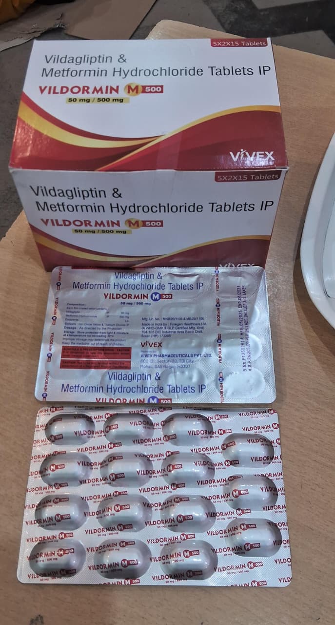 Vildormin M 500 tablet 15's
