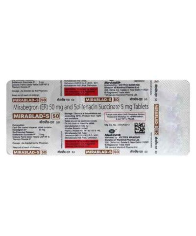 MIRABLAD-S 50 TABLETS