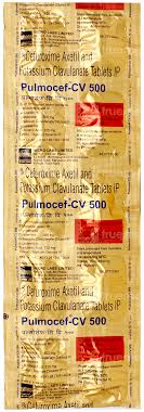 PULMOCEF CV 500MG TABLETS (10`S)