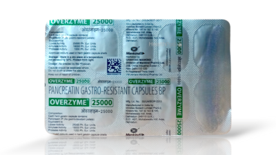 Overzyme 25000 capsule 10's
