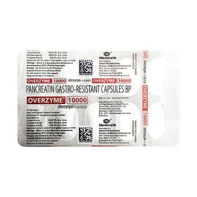 Overzyme capsule 10's