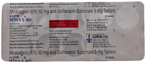 Lupin Mira s 50 tablet 10's