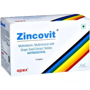 Zincovit Tablet with Multivitamin, Multimineral & Grape Seed Extract