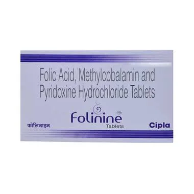 L-Folinine Tablet with L-Methylfolate, Mecobalamin & Pyridoxal-5-Phosphate 15 tablet