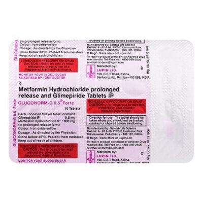 Gluconorm G 0.5 forte tablet