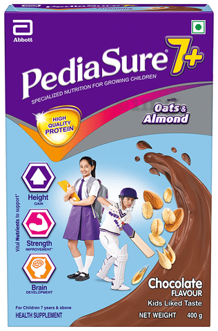 PediaSure Powder for Growing Children Chocolate with Oats & Almond 400gm