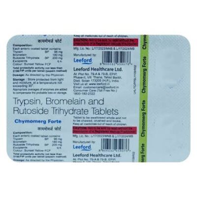 Chymomerg forte tablet 10's