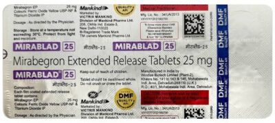 MIRABLAD-25 TABLETS 10's
