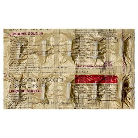 Lipicure Gold 40mg Capsule 10's