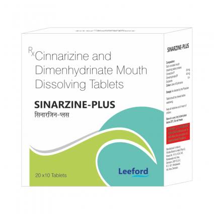 Sinarzin plus tablets 10's