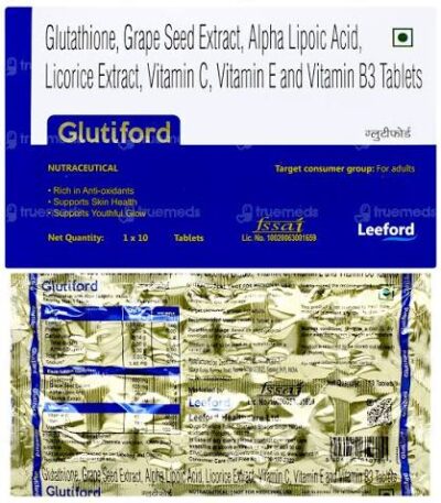 Glutiford tablet 10's
