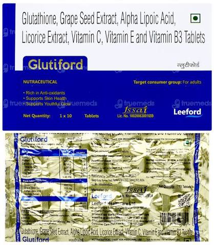 Glutiford tablet 10's
