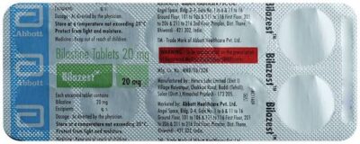 Bilazest 20 tablet 10's