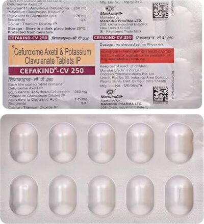 CEFAKIND-CV 250 TABLETS (10 TABS)