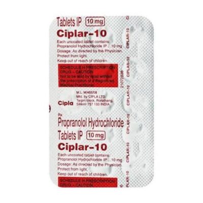 Ciplar 10 Tablet 10's(pack of 4 strips)