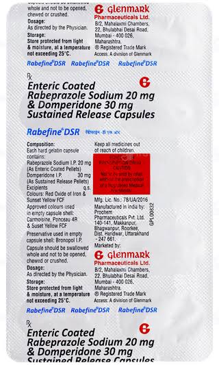 Rabefine DSR capsule 10's