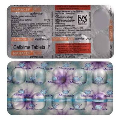 MAHACEF-200 tablet (10 's)