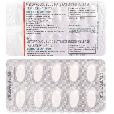 Embeta XR 100 tablet 10's