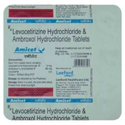 Amicet tablet 10's (pack of 2 strips)