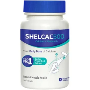 Shelcal 500 Calcium+Vitamin D3 Tablet | For Bones, Joint 30 tablet s, Muscles Care | Supports Immunity | Daily Mineral Blend Tablet