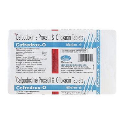 Cefredrox O tablet 10's