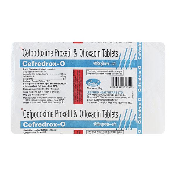 Cefredrox O tablet 10's