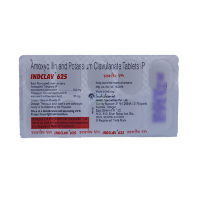 Indclav 625 tablet 10's