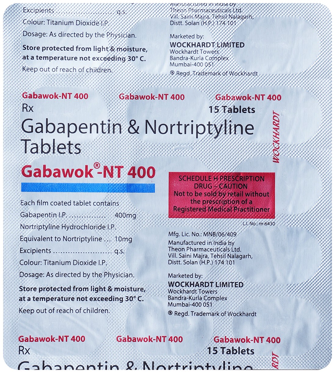 Gabawok NT Tablet 15's