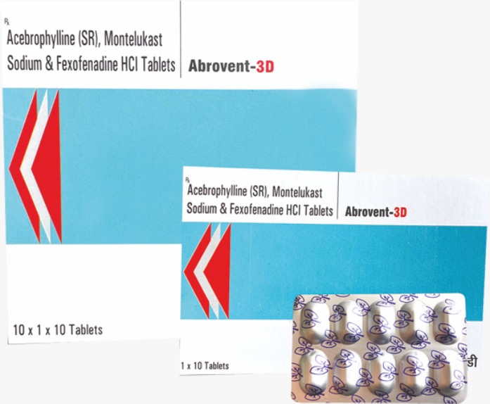 Abrovent 3D Tablet 10's