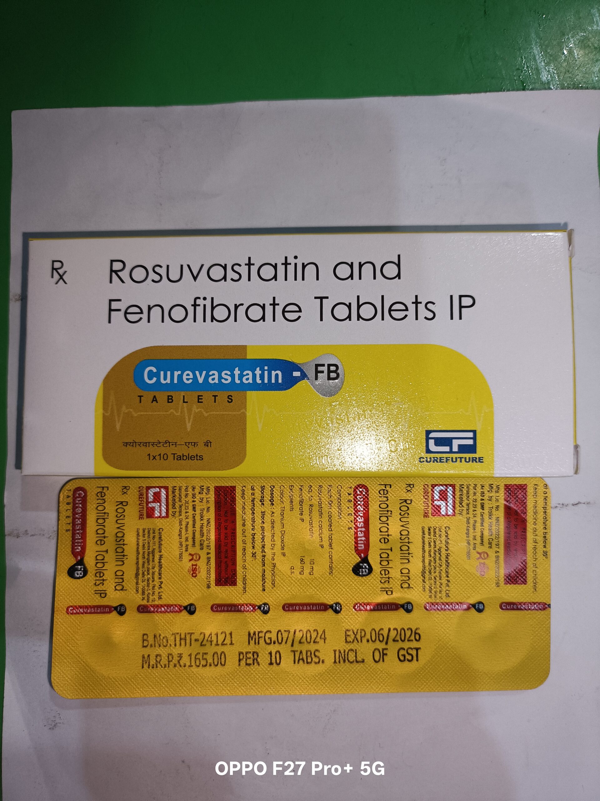 Curevastatin FB tablet 10's