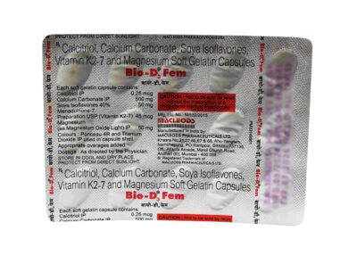 Bio-D3 Fem Capsule 15's