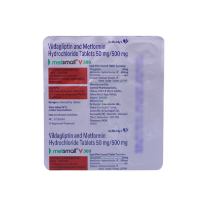 Metsmall v 500 tablet 15's