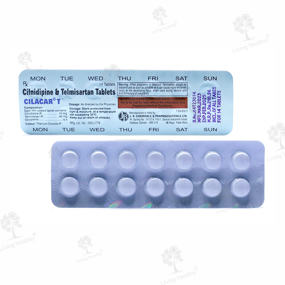 Cilacar T Tablet 14's