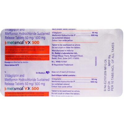 Metsmall VX 500 Tablet 10's