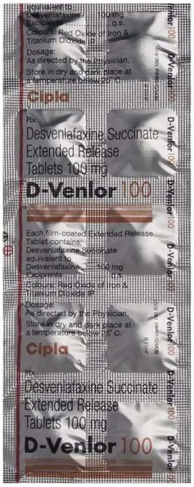 D Venlor 100 Tablet 10's
