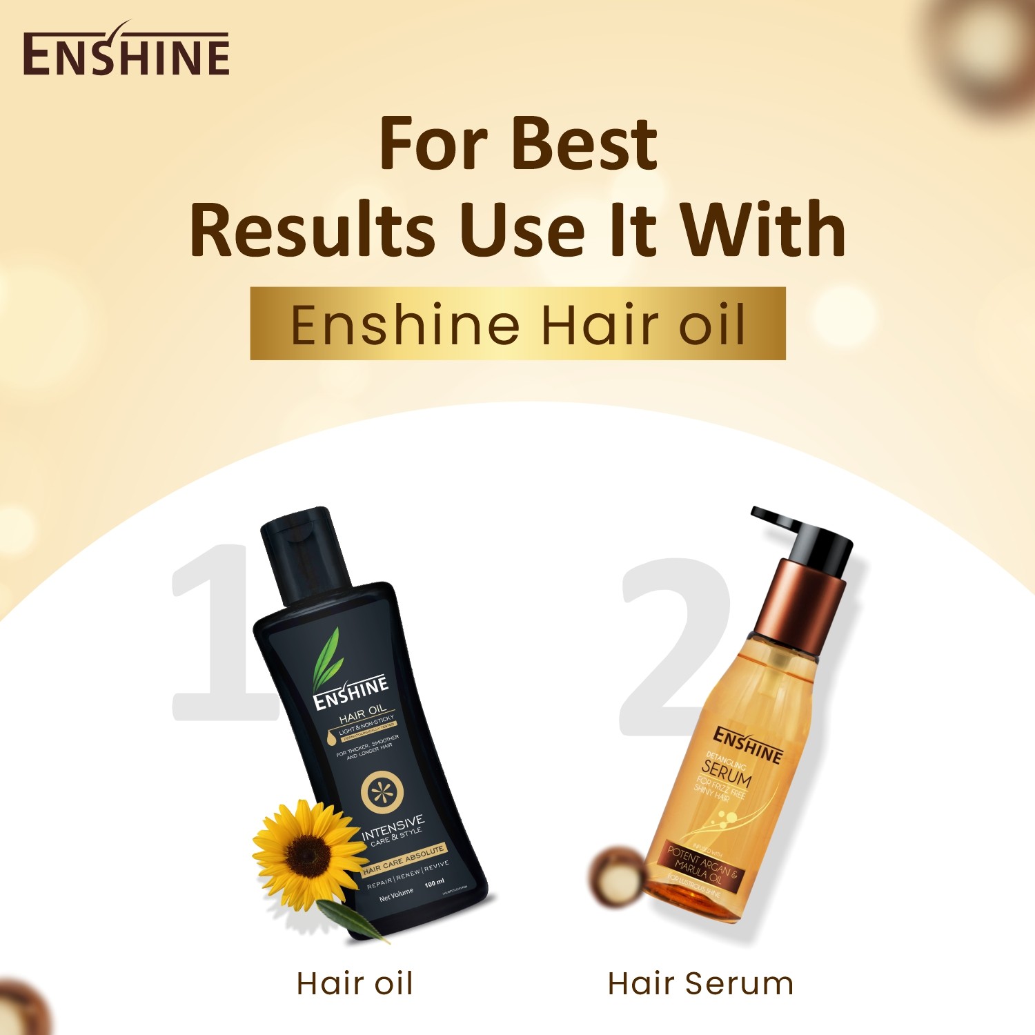 Enshine Hair Care Combo – Oil-100ml - Image 6