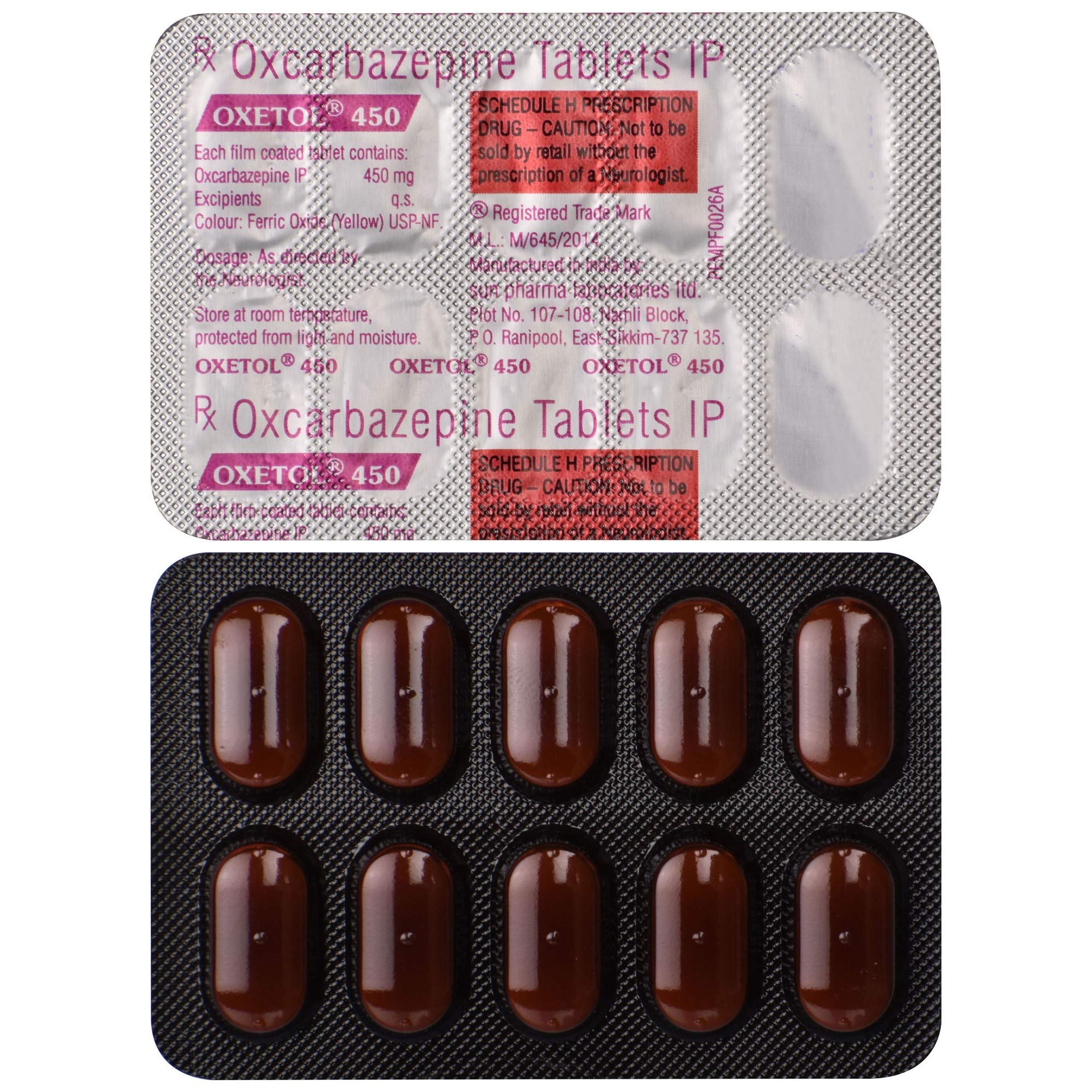 Oxetol 450 Tablet 10's