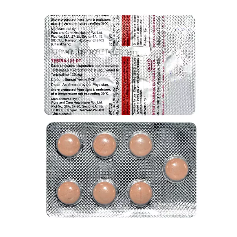 Tebina 125 DT tablet 7's