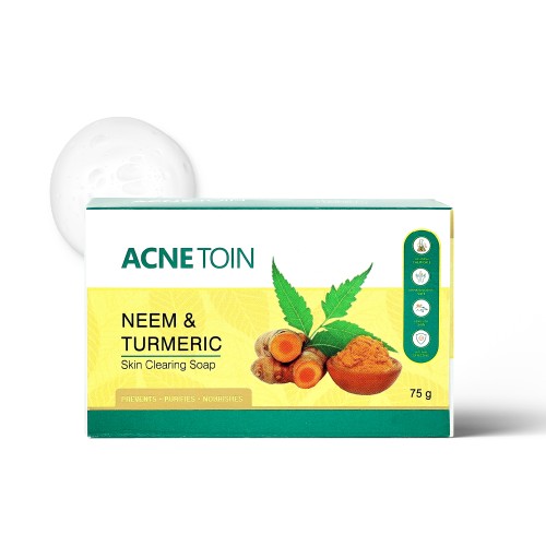 Acnetoin Neem and Turmeric Skin Clearing Soap 75g