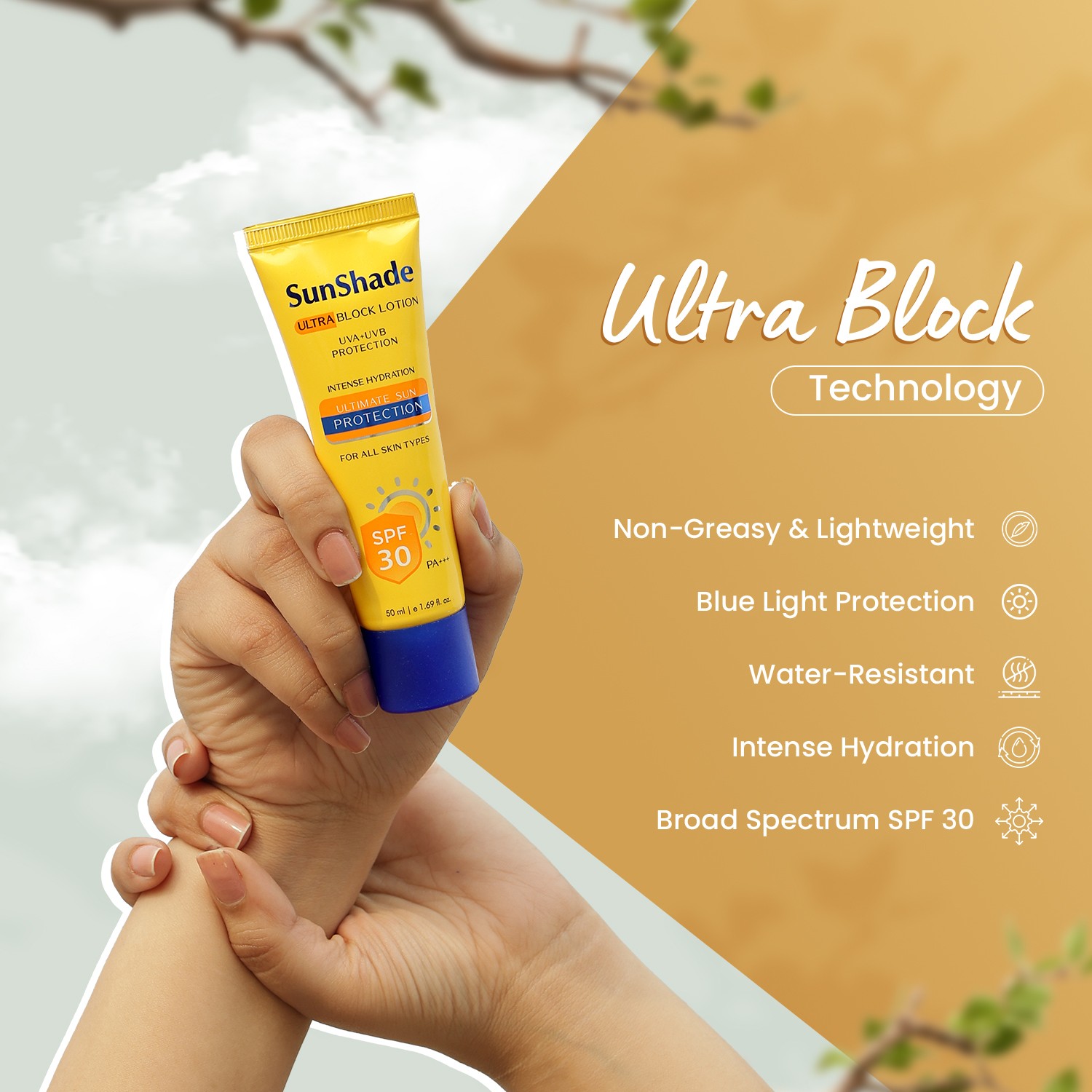 Leeford Sunshade Ultra Block SPF30 PA – Sunscreen for Everyday Suncare - Image 5