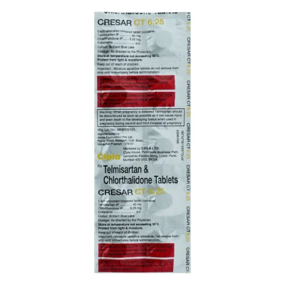 Cresar CT 6.25 tablet 10's