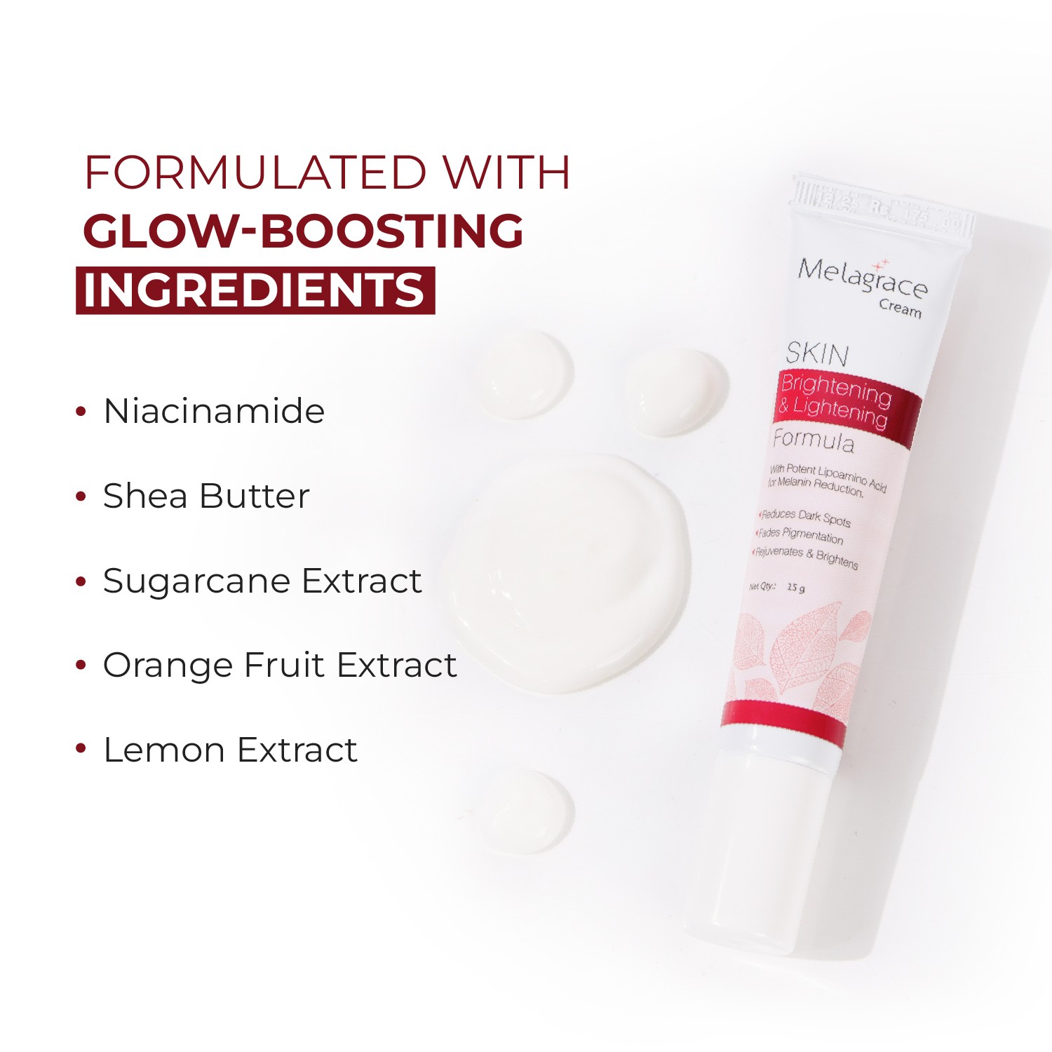 Melagrace 15g Brightening Cream – Niacinamide Formula for Spot Removal - Image 6